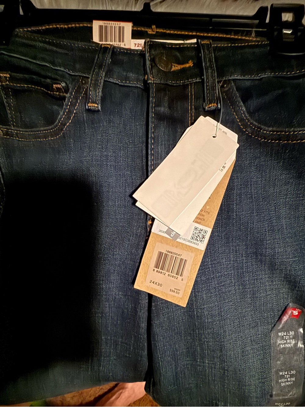 LEVIS 721 High-rise Skinny